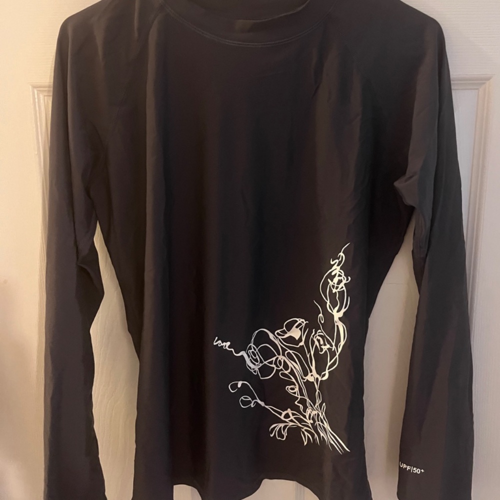 Grey Rash Guard UPF 50